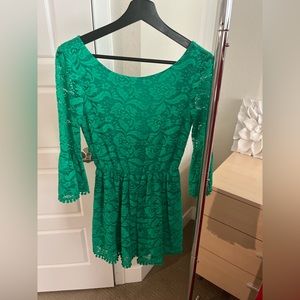 GB Size XS Green Romper